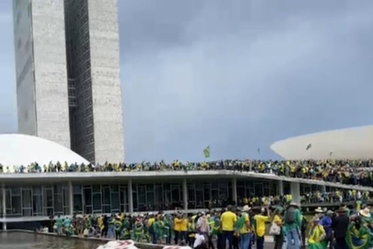 Brasileiros entram no Congresso Nacional; Veja o vídeo